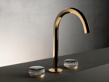 VENEZIA - 3 hole countertop washbasin tap by Fantini Rubinetti - view 3